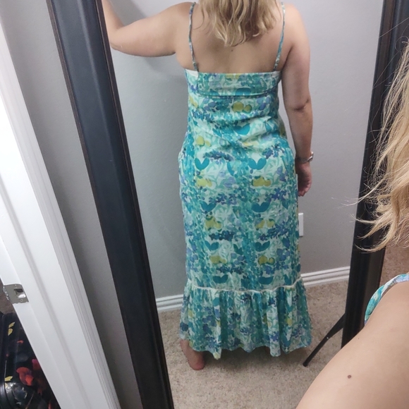 Jessica Simpson Floral Voile Pocket Tiered Maxi S - Picture 6 of 6